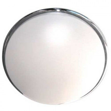 28 Watt Emergency Chrome Circular HF 2D Bulkhead (3 Hour Maintained)