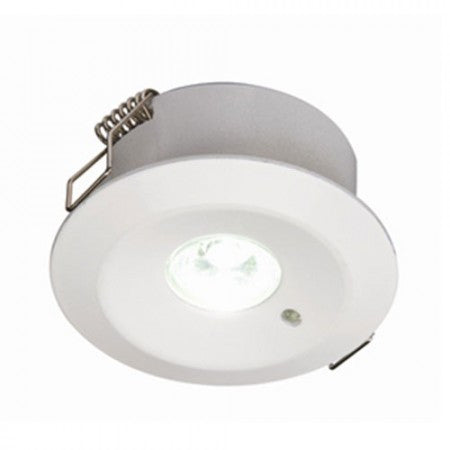 3 Watt White LED Emergency Mini Downlight (Warm White)