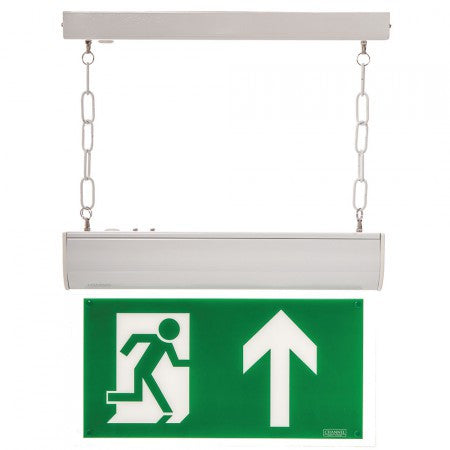 Forest LED Self Test Emergency Suspended Exit Sign (3 Hour Maintained)