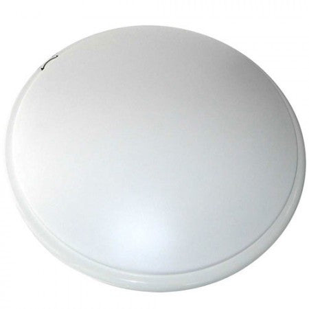 22W Emergency LED White Circular Bulkhead - IP40 (3 Hour Maintained)