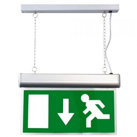 4 Watt LED Emergency Suspended Illuminated Exit Sign (Maintained)