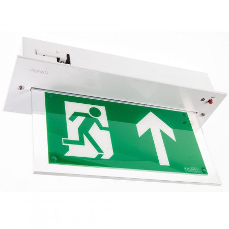 Vale LED Self Test Emergency Illuminated Exit Sign - Blade (3 Hour Maintained)