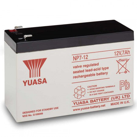 Yuasa NP7-12 Battery (12V 7Ah)