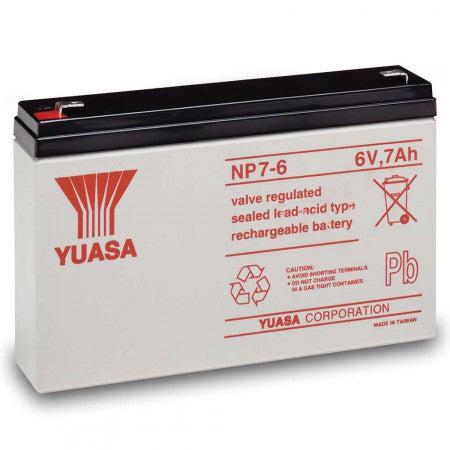 Yuasa NP7-6 Battery (6V 7Ah)